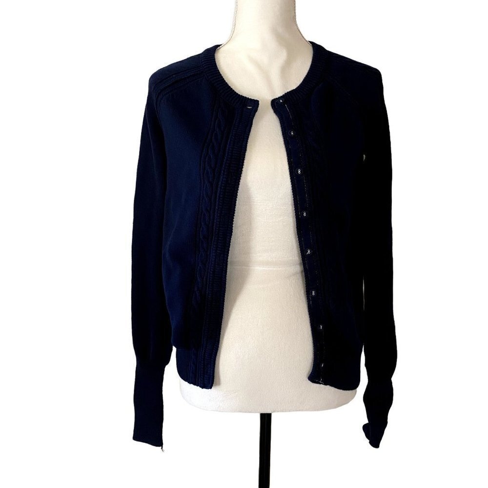 American Eagle Outfitters | Knitted Button Down Cardigan | Blue | Size: Medium